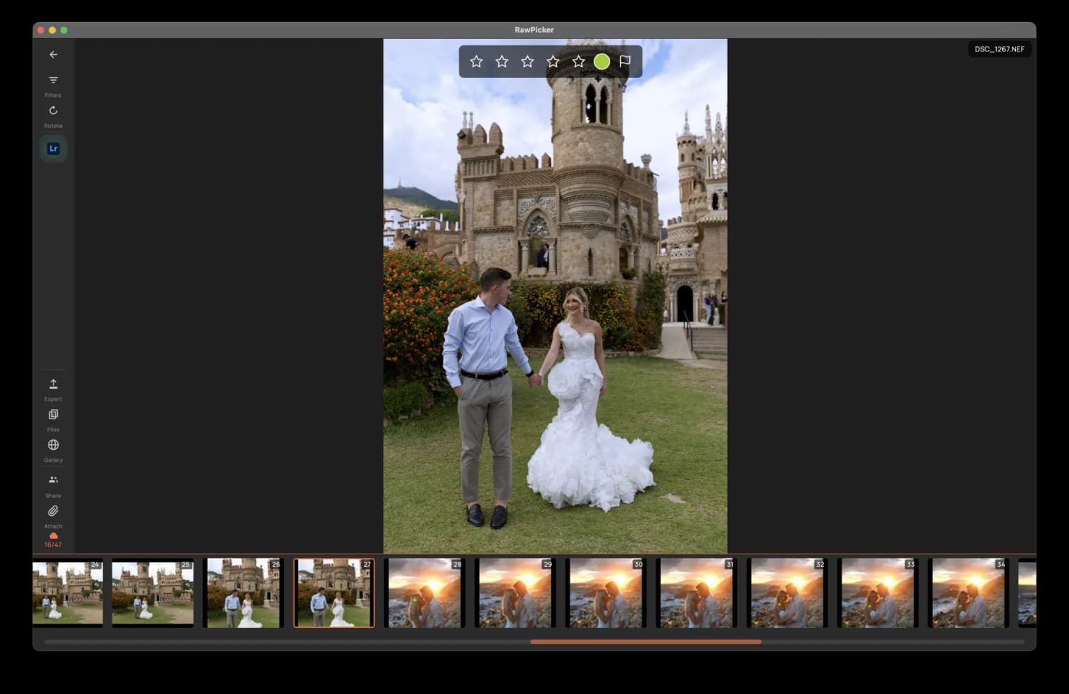 RawPicker main culling interface